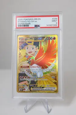 Pokemon Ethan's Ho-Oh ex Sv10 Destined Rivals Hyper Rare 239/182 EX Holo PSA 9 - Image 1