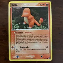 Pokemon Ditto Charmander 61/113 2005 Delta Species, Regular Common - Image 1