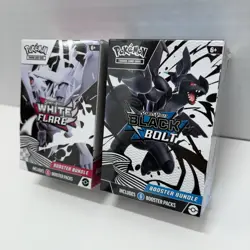 2 Pokemon TCG SV10.5 Black Bolt & White Flare Booster Bundle Sealed New - Image 3