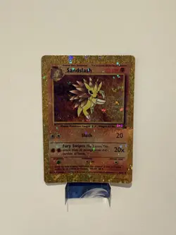 Sandslash 41/62 Fossil Set Vending Sticker Holo Prism Pokemon Card - Image 1