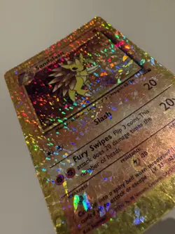 Sandslash 41/62 Fossil Set Vending Sticker Holo Prism Pokemon Card - Image 3