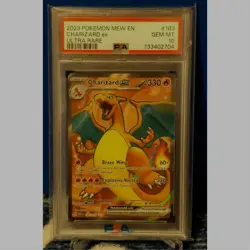 2023 CHARIZARD EX MEW EN ULTRA RARE GEM MT PSA 10 #183 - Image 1