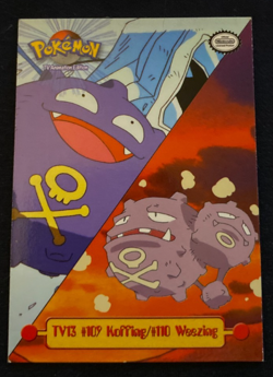 TV13 #109 Koffing/#110 Weezing Non Holo Topps Pokemon Series 1 UK Logo 1999 LP - Image 1