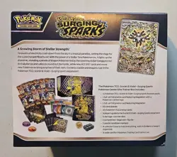 Pokemon TCG Surging Sparks Pokemon Center Elite Trainer Box ETB - Opened - Image 2