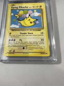 Flying Pikachu Pokemon 2016 evolutions 110/108 cgc 9 - Image 3