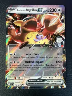 Team Rocket's Kangaskhan ex 162/217 Rare Pokemon Ascended Heroes - Image 1