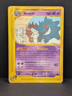 Gengar 10/144 Skyridge Regular Non-Holo Rare Pokemon TCG Nintendo MP - Image 1