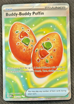 Buddy-Buddy Poffin 167/132 Me01: Mega Evolution Holo Pokemon 2025 - Image 1