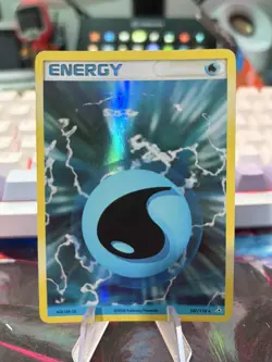 Water Energy 107/110 Holo Rare EX Holon Phantoms Pokemon - Image 1