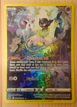Mew GG10/GG70 Pokemon Crown Zenith Galarian Gallery Holo English NM - Image 1