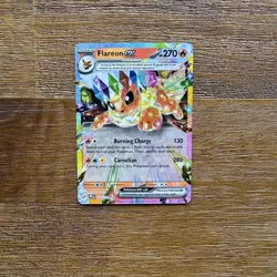 Flareon ex 014/131 Sv: Prismatic Evolutions Holo Pokemon TCG NM - Image 1