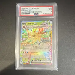 Pokemon Leafeon EX Prismatic Evolutions 006/131 Holo Promo PSA 9 - Image 1