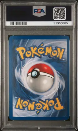 PSA 8 BLAINE'S MOLTRES HOLO 🌀 SWIRL 1ST EDITION 2000 POKEMON GYM HEROES #1 - Image 2