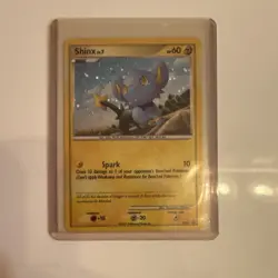 Pokemon TCG Shinx DP15 Diamond & Pearl Promo Holo error upside down back - Image 1