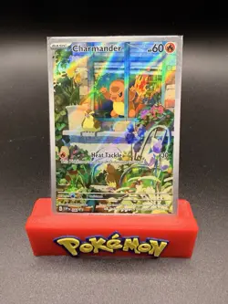 Pokemon Sealed Charmander 044 Scarlet Violet Black Star Promo Obsidian Flames-c - Image 1