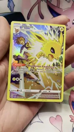 Pokemon TCG Jolteon TG04/TG30 Brilliant Stars Trainer Gallery Ultra Rare Holo - Image 2