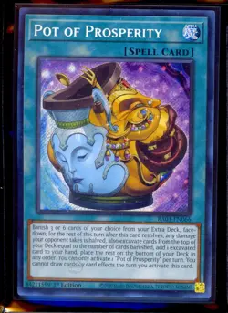 Yugioh Pot of Prosperity RA01-EN066 Secret Rare 1st ED NM - Image 1