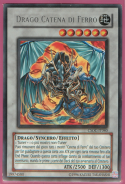 DRAGO CATENA DI FERRO • (Iron Chain Dragon) • Rara • CSOC IT040 • Unl • Yugioh! - Image 1