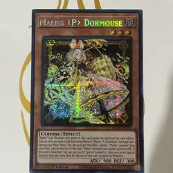 Yu-Gi-Oh Maliss P Dormouse Prismatic Secret Rare MP25-EN124 - Image 1