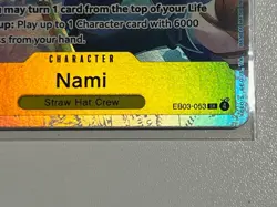 OP Card Game | Nami, Straw Hat Crew, SR | EB03-053 - Image 4