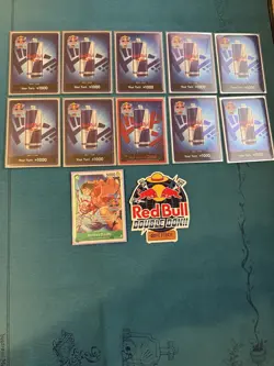 One Piece TCG Red Bull Double Don!! with Sticker - Image 1
