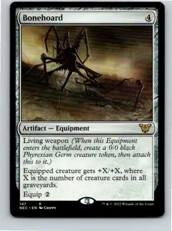 Magic the Gathering Bonehoard Kamigawa: Neon Dynasty Commander MTG Free Shipping - Image 1