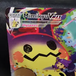 Pokemon Mimikyu VMAX TG17/TG30 Brilliant Stars Ultra Rare Full Art Holo Card - Image 3