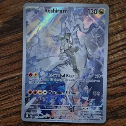 Pokemon N's Reshiram 167/159 SV09 Journey Together Illustration Rare Holo - Image 1