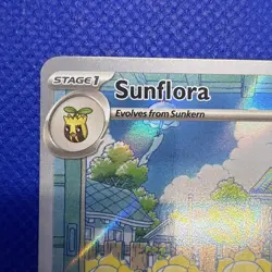Pokemon TCG Sunflora Illustration Rare Card 169/167 Twilight Masquerade Sv06 - Image 2