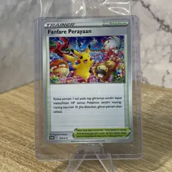 Fanfare Perayaan 374/S-P - Promo Indonesia - Promo Pokemon 2022 Sealed (pikachu) - Image 1