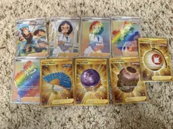 Pokemon SWSH04 Chilling Reign Master Set Starter, Full Arts + Secret Rares READ - Image 2