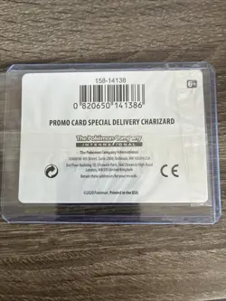 Special Delivery Charizard Pokemon Center Promo Card Holo (SWSH075) - SEALED - Image 5
