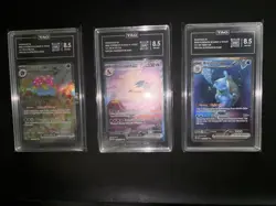 Pokemon 151 SIR Lot | Charizard ex 199, Blastoise ex 200, Venusaur ex 198 | TAG - Image 1