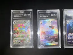 Pokemon 151 SIR Lot | Charizard ex 199, Blastoise ex 200, Venusaur ex 198 | TAG - Image 2
