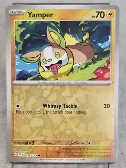 Yamper 058/162 Reverse Holo Pokemon TCG: Temporal Forces Near Mint (NM) - Image 1