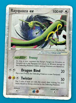 2006 POKEMON BLACK STAR PROMOS #039 RAYQUAZA EX-HOLO - Image 1