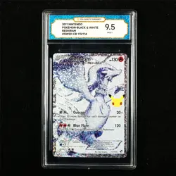 TQG 9.5 MINT+ 2011 Pokemon B&W ENG Reshiram 113/114 - Image 1