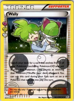 Wally RC27/RC32 Generations: Radiant Collection Pokemon TCG NM Holo - Image 1