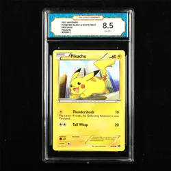 TQG 8.5 NM-MT+ 2012 Pokemon ENG Pikachu 39/99 C - Image 1