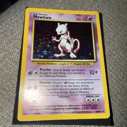 Mewtwo - Holo - 10/102 Base Set - Pokemon TCG - 1999 - Image 1