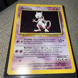 Mewtwo - Holo - 10/102 Base Set - Pokemon TCG - 1999 - Image 2