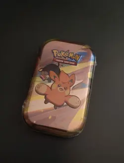 Pokemon TCG Paldea Friends Mini Tin Pawmi Tin New Sealed - Image 1