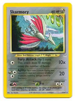 Skarmory 23/64 Rare Neo Revelation Pokemon Unlimited LP - Image 1