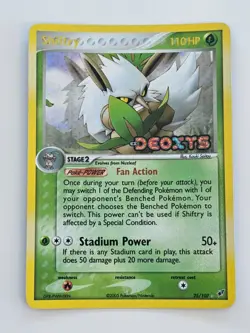Pokemon Shiftry Reverse Holo Deoxys 25/107 LP - Image 1