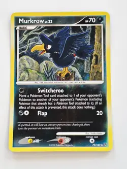 Pokemon Murkrow Reverse Holo Platinum Supreme Victors 72/147 LP - Image 1