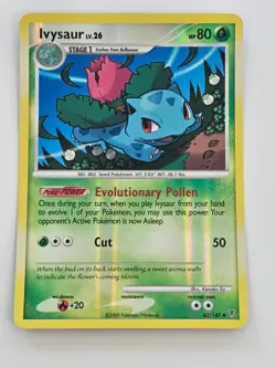 Pokemon Ivysaur Reverse Holo Platinum Supreme Victors 62/147 LP - Image 1