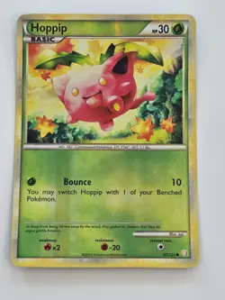Pokemon Hoppip Reverse Holo Heartgold & Soulsilver 67/123 LP - Image 1