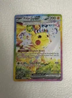 Pokemon TCG Pikachu EX 238/191 Special Illustration Rare SIR Surging Sparks NM - Image 1