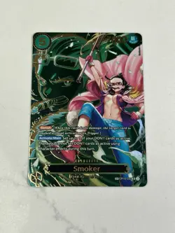 One Piece Smoker OP10-030 Super Rare Foil Punk Hazard Navy 7000 HP SP Banish - Image 1