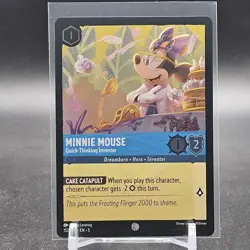 *FOIL* Disney Lorcana Shimmering Skies: Minnie Mouse 152/204 COLD FOIL - Image 1